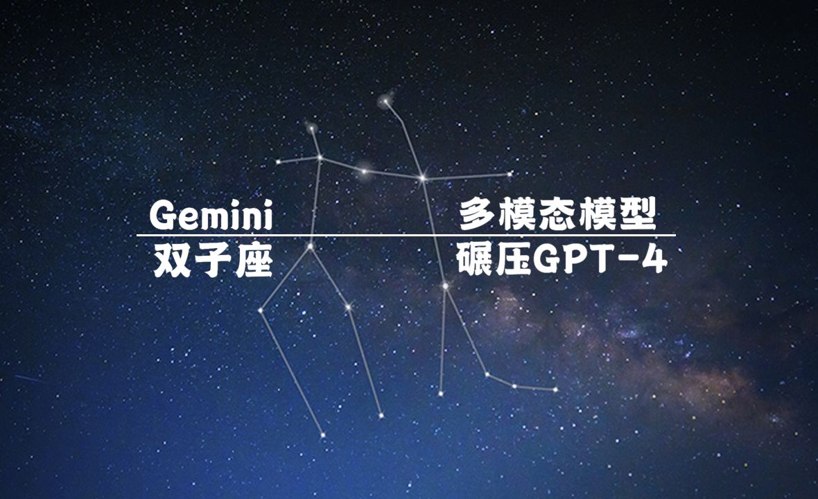 [图]谷歌公布双子座(Gemini)多模态模型，AI视觉听觉，通用人工智能又近一步