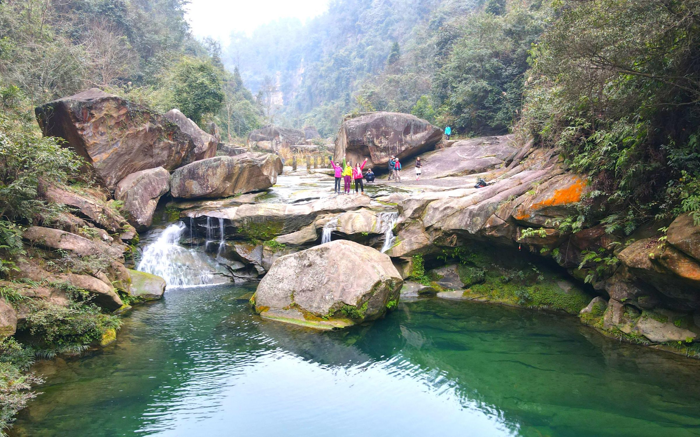 [图]威远原生态风景黑凼子，飞瀑流泉，一汪碧潭，去了还想去