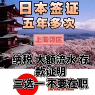 Download Video: 日本五年多次签证，简化资料，不要完税