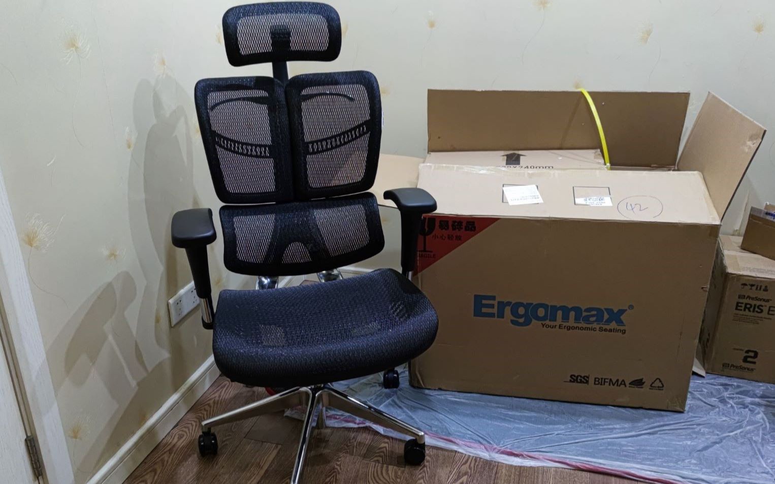 ergomax evolution畅享版电脑椅 开箱安装