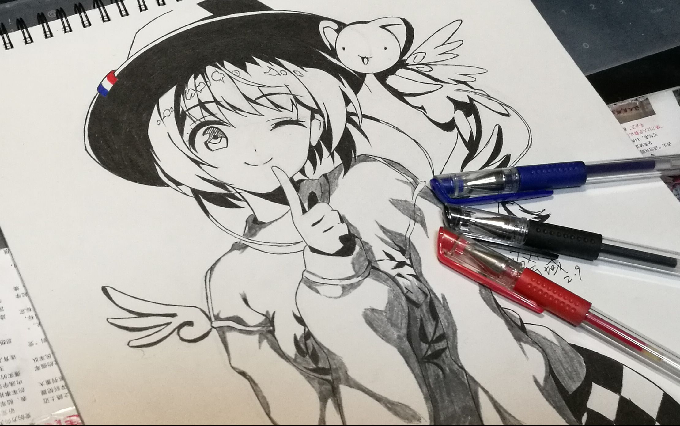 【手绘】10分钟手绘初代萌王(求推荐求关注)