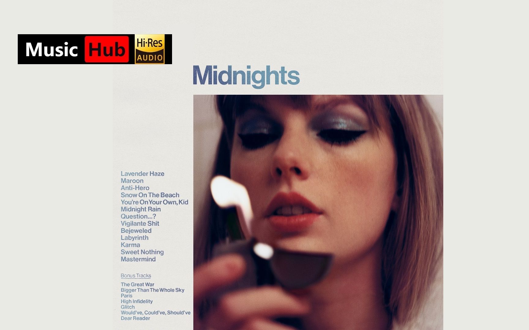 [图]Taylor Swift - 高解析 Midnights (3am Edition) 2022 - Hi-Res Audio 高解析度无损音质 霉霉 HIRES