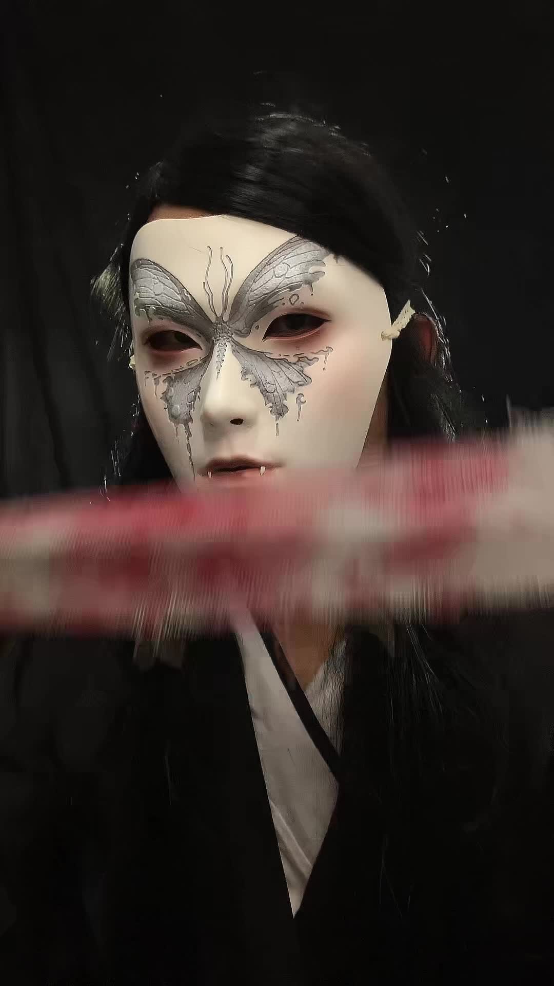 万圣节派对艺术面具隐藏和展示的魅力