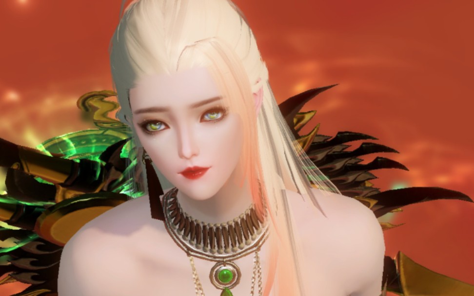 一梦江湖捏脸成女西域狐伽蓝专属三连关注领取