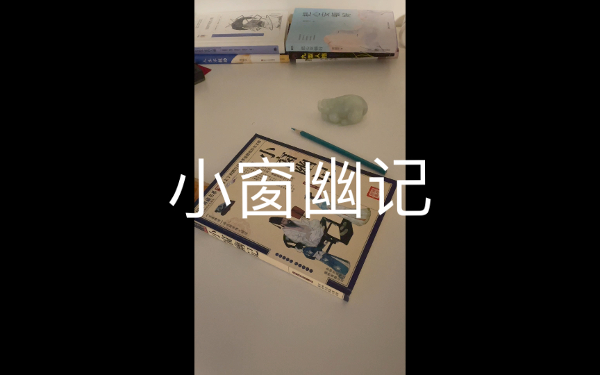 一起读书吧!小窗幽记哔哩哔哩bilibili