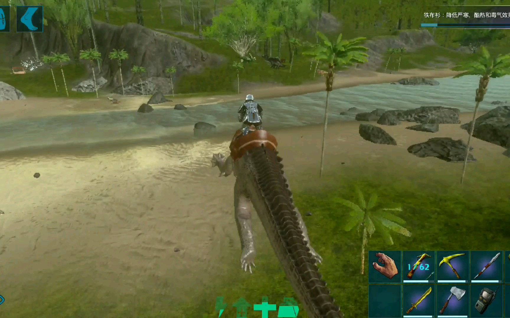 方舟手游捕获新手梦魇猪鳄及试玩展示结局很喜感