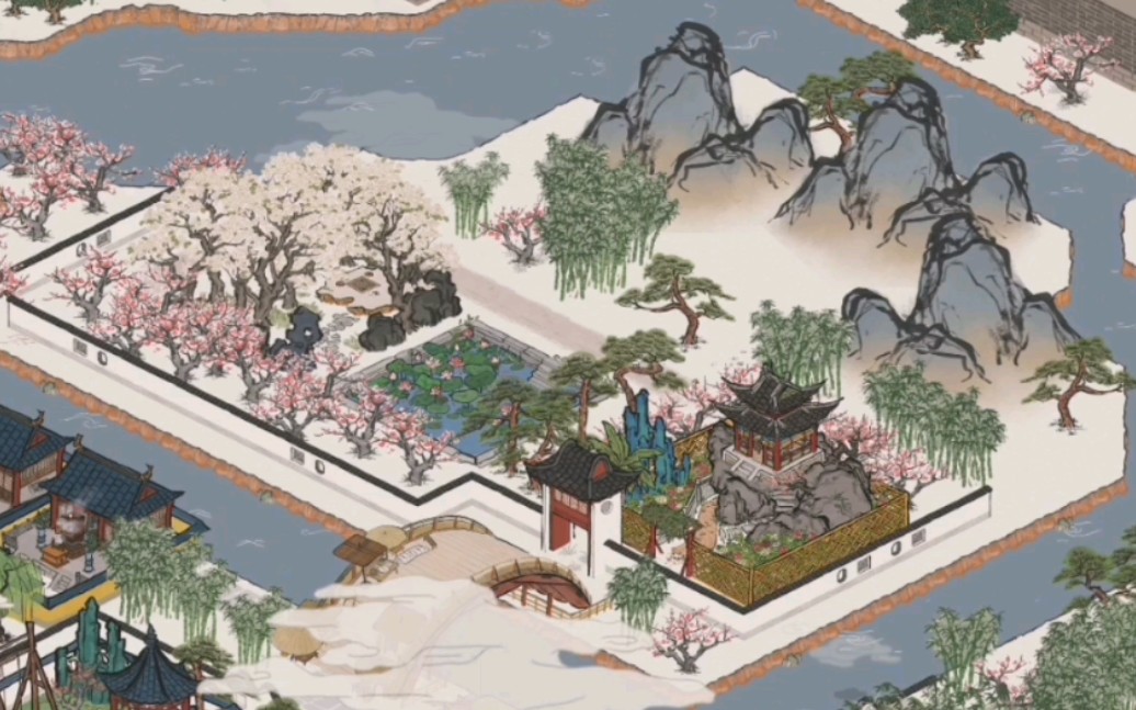 活动  【江南百景图】最美栖霞里 牡丹亭 布局 地基