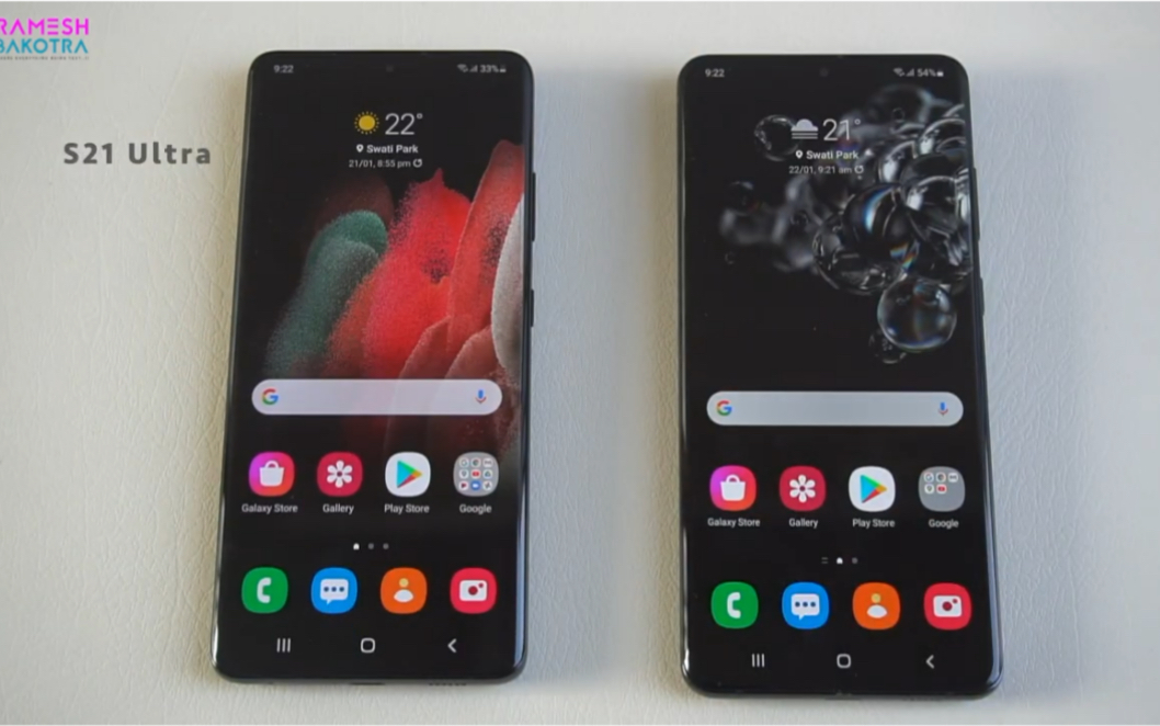 [图]三星Galaxy S21Ultra vs S20Ultra