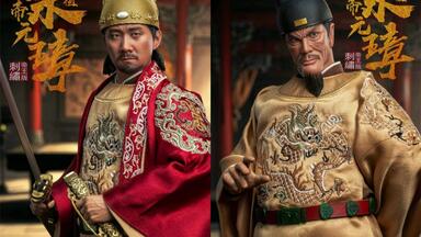 QIANLONG TOYS 1/6 可動人偶NO.QL-007 洪武大帝明太祖朱元璋【刺绣帝王