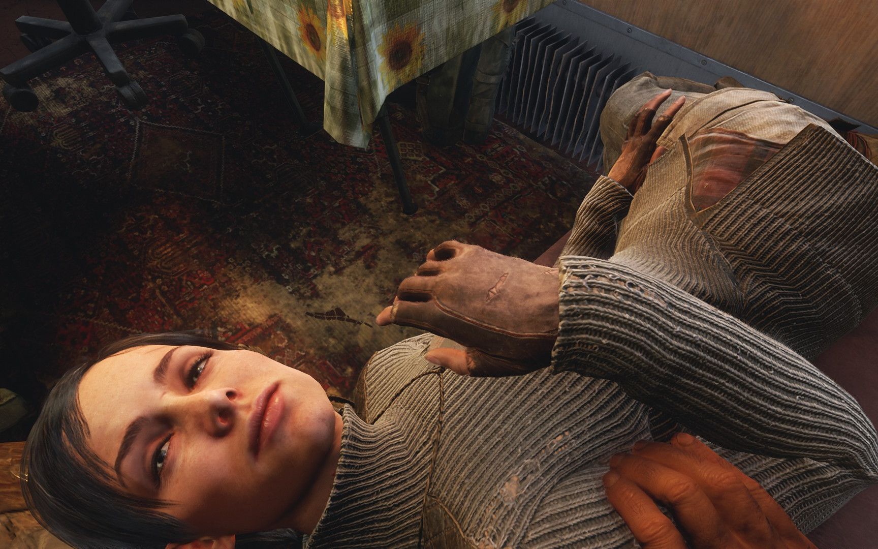 (俄语中字)【地铁:离去】(春季)npc 对话:安娜与阿尔乔姆在车厢的私房