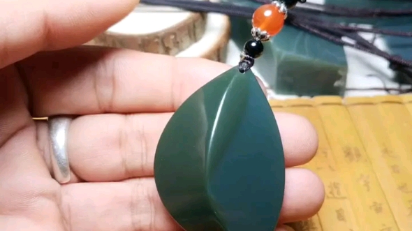 和田玉青海黑青蓝调.