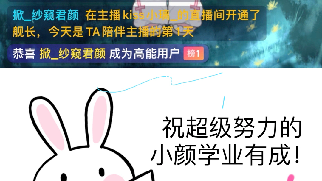 感谢掀纱窥君颜在2023年11月8日晚在小璃直播间开通的大航海～感谢