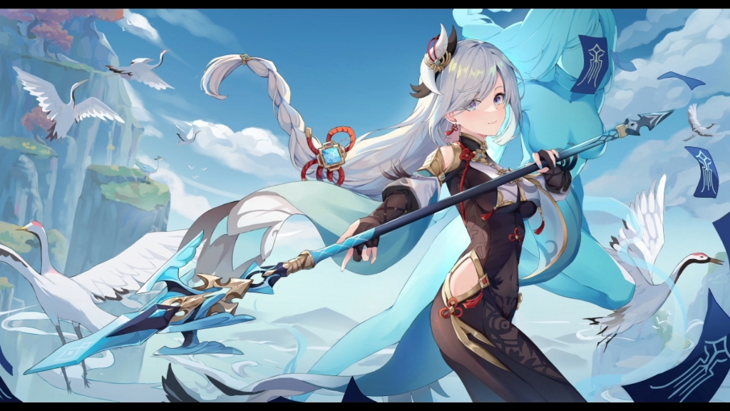 【原神】孤辰劫煞——申鹤mv 背景音乐(不负人间——阿yueyue)