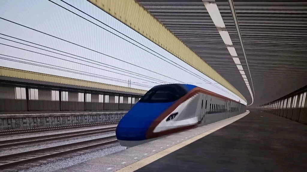 【openbve】新干线e7系载客列车在东海道新干线出小田原站