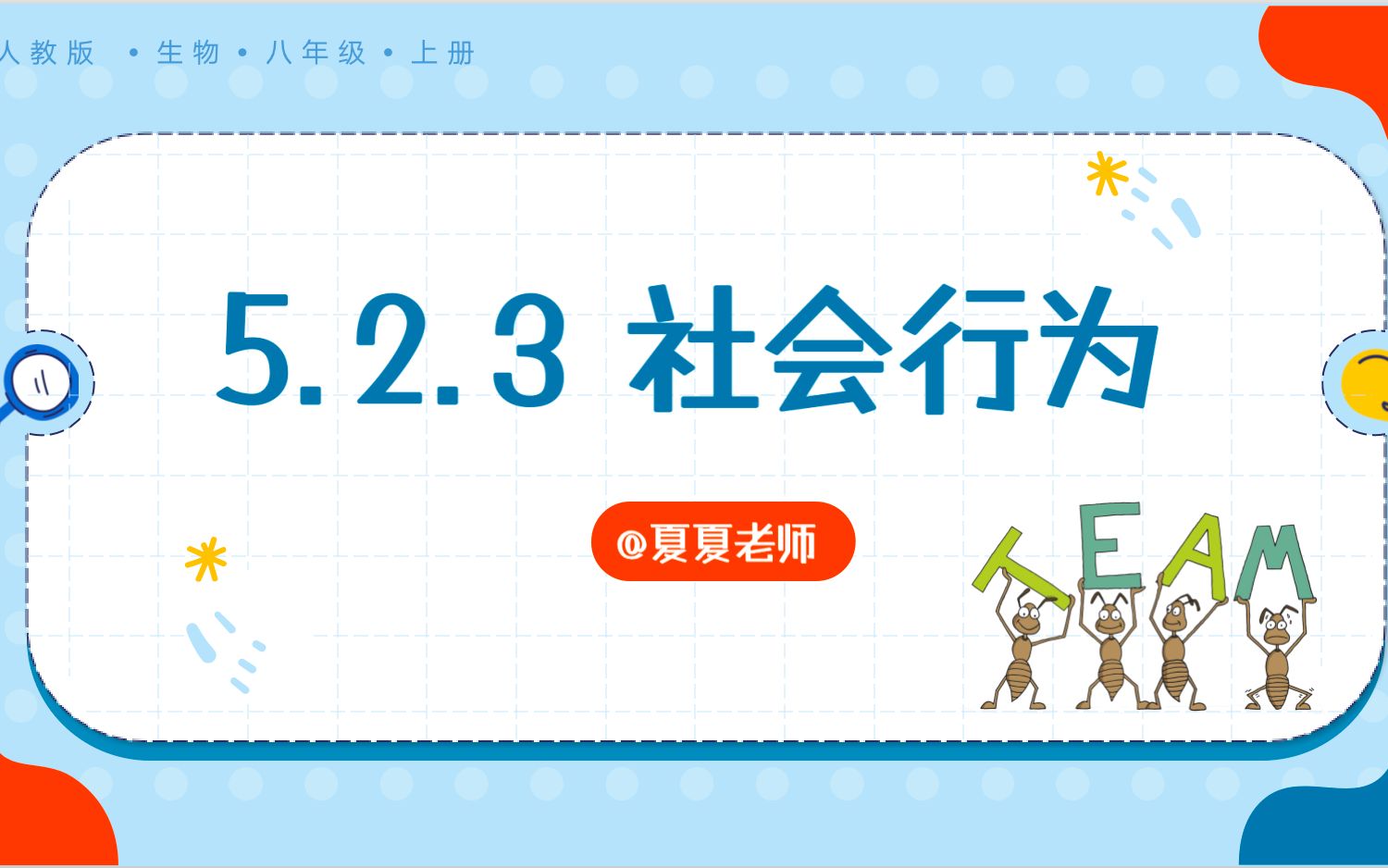 【初中生物】5.2.3 社会行为哔哩哔哩bilibili