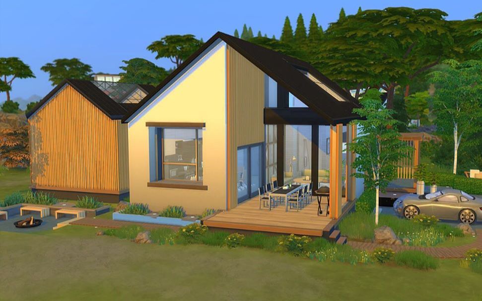 【89搬运】海边迷你小房子/nocc—simspandy 30x20_哔哩哔哩_bilibili