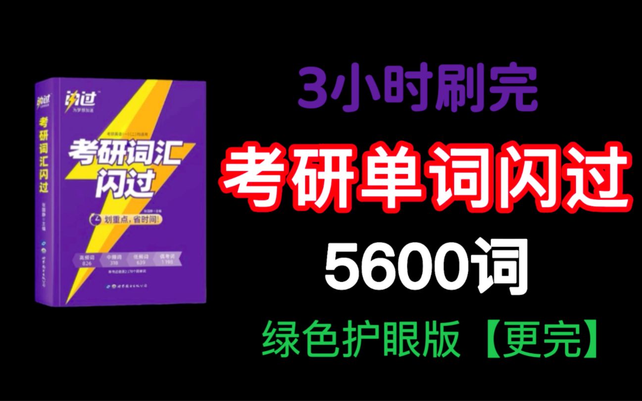 [图]【2024考研词汇闪过】速刷【已更完】