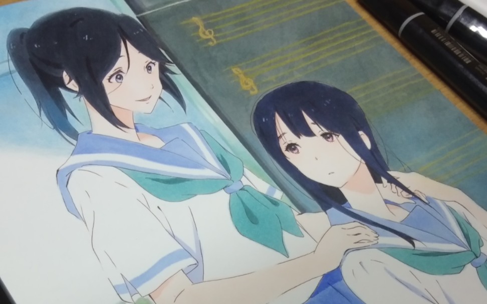 【马克笔手绘】利兹与青鸟