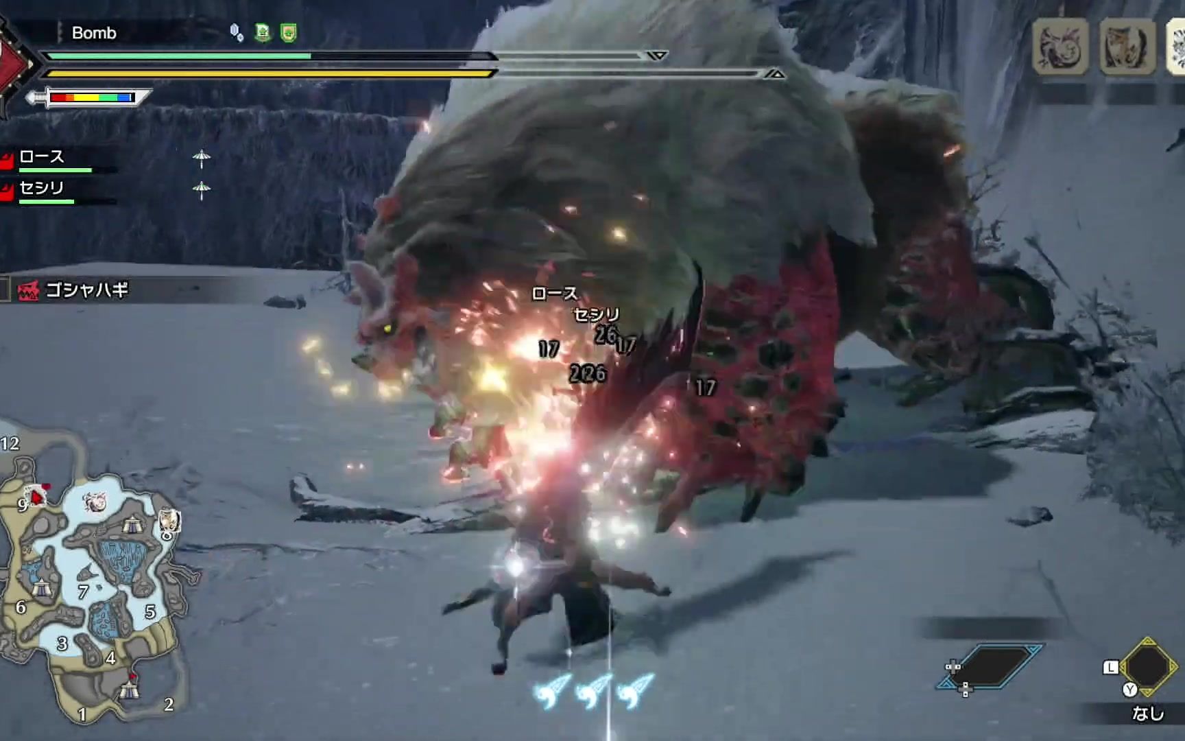 mhrise大剑上位7雪鬼兽2分55秒无限制byボム