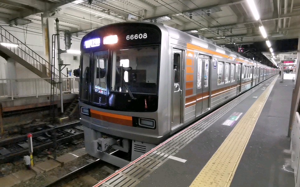 大阪地铁堺筋线66系,阪急淡路站发车