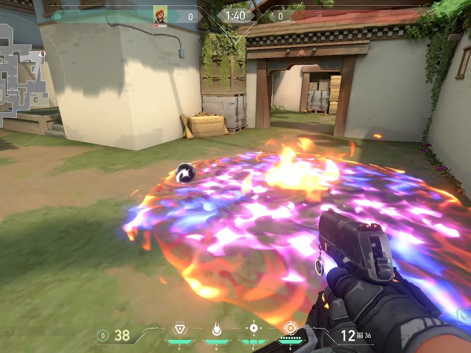 无畏契约炼狱隐士修所c能量球防守