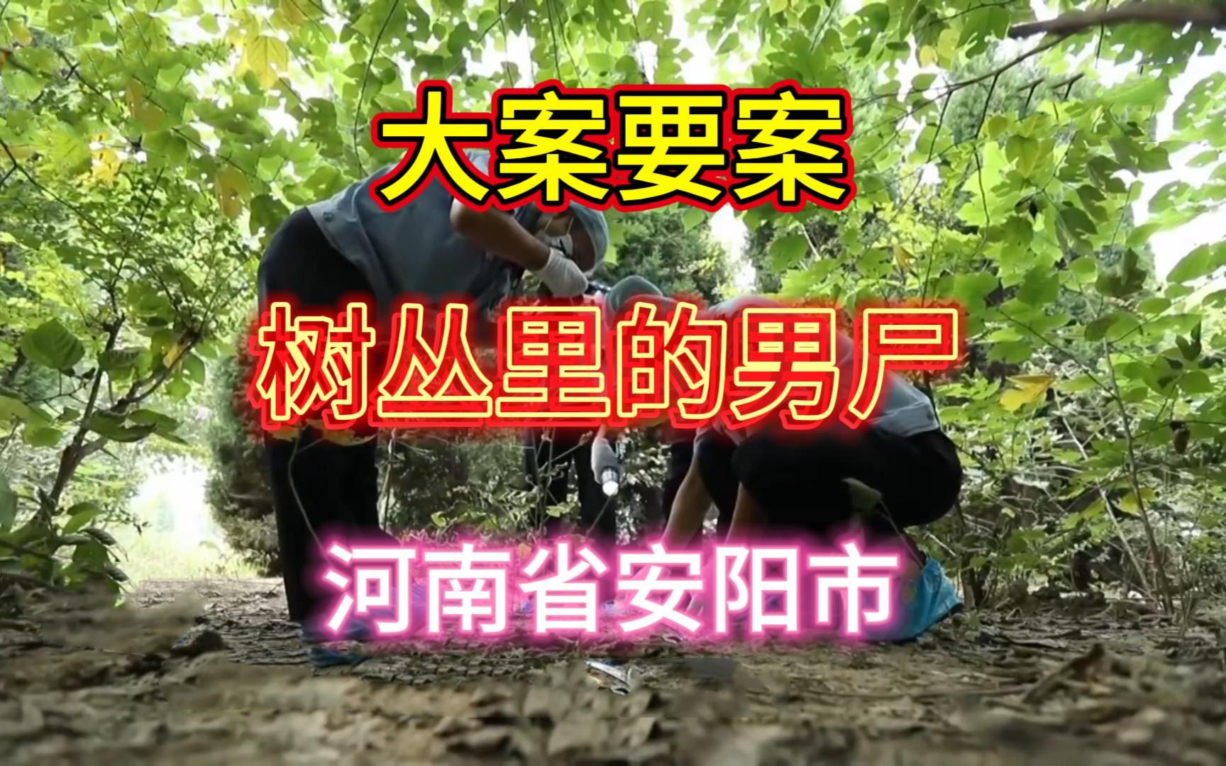 大案要案:树丛里的男尸.(河南省安阳市命案)哔哩哔哩bilibili