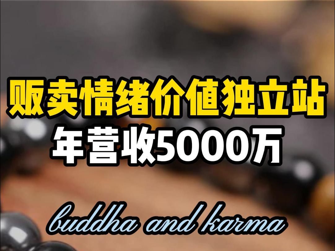 贩卖情绪价值独立站,年营收5000万哔哩哔哩bilibili