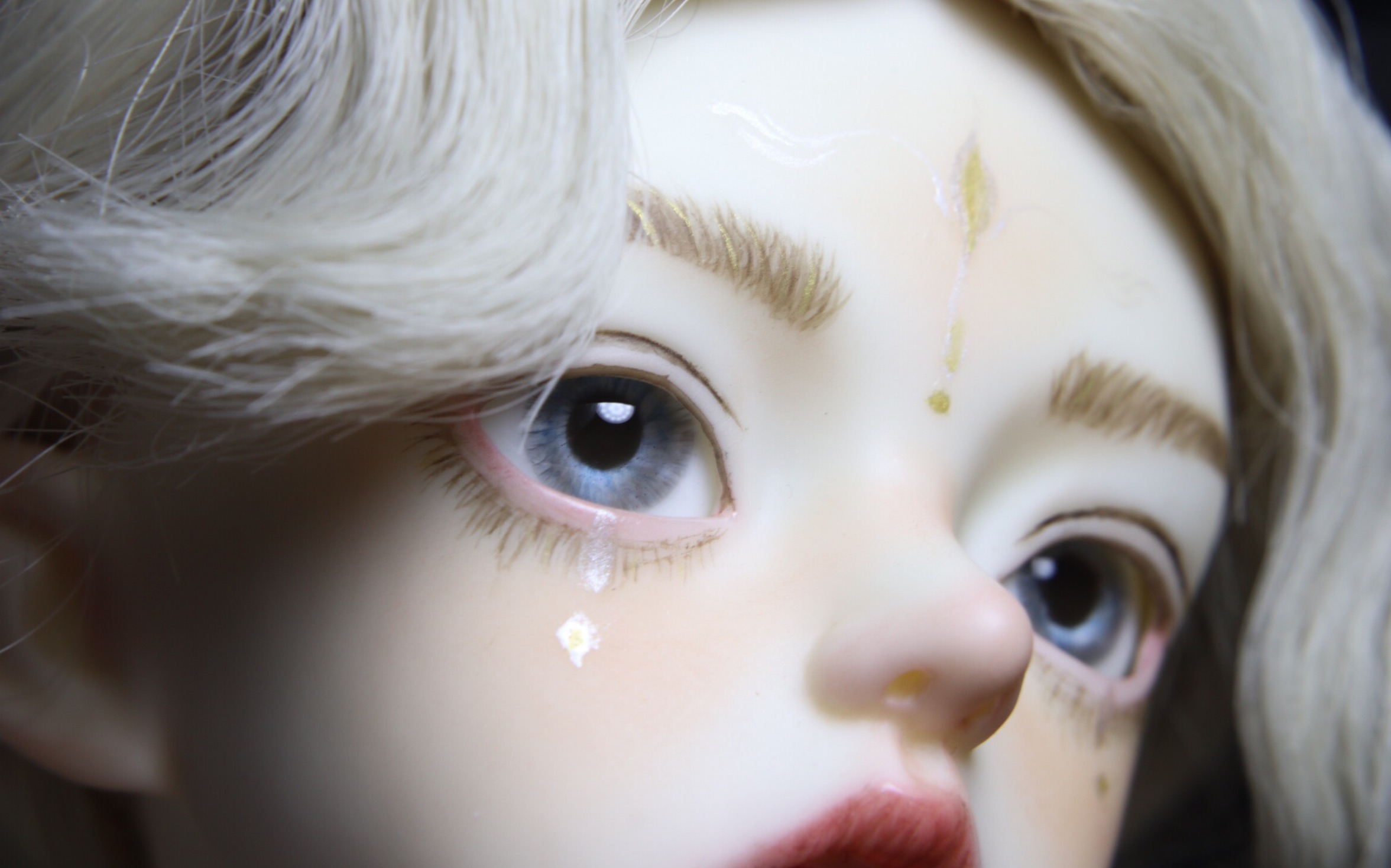 【bjd树脂眼】自制向 真人风眼纹 啊嘢自制