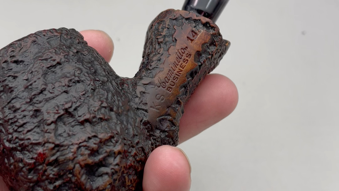 小猪烟斗二手石楠木意大利caminetto金胡子147军插蛋形早期手工