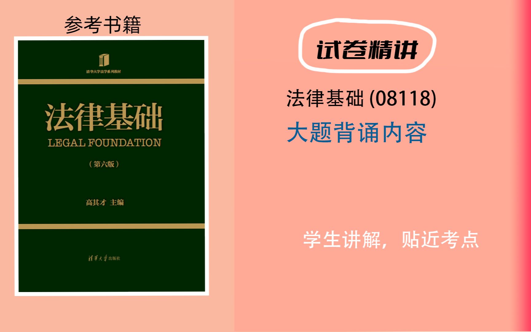 [图]法律基础08118湖北自考大题背诵内容