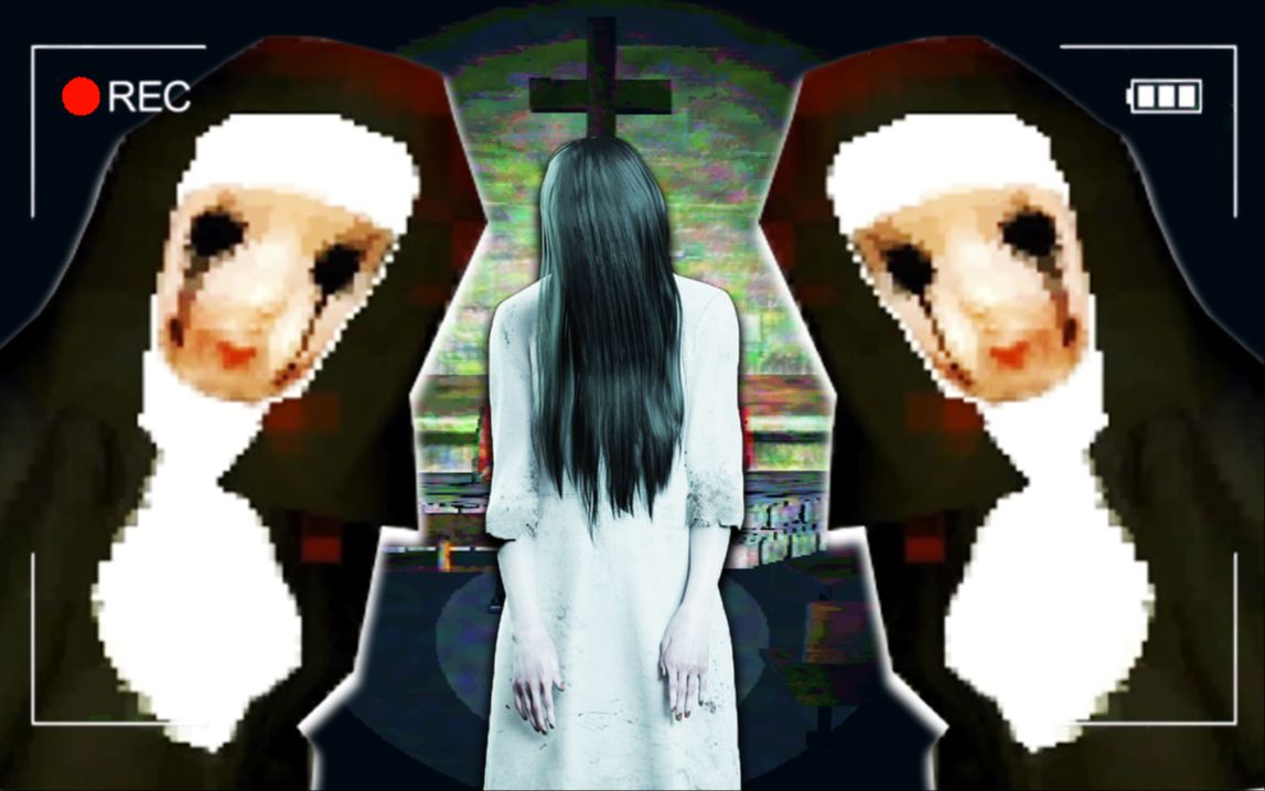 废弃教堂鬼修女为守护黑暗录像带安居于此,洋房主人化