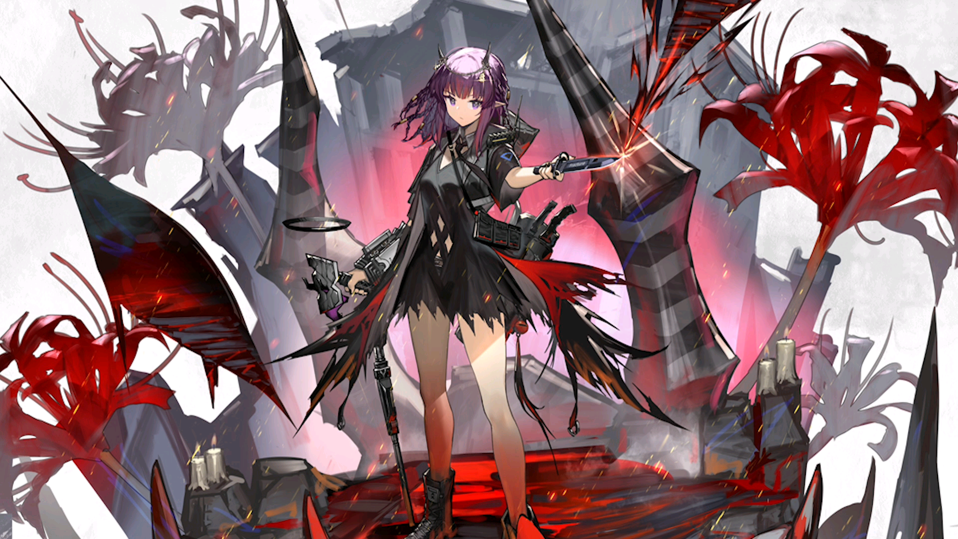 炎狱炎熔简直不要太帅明日方舟新异格干员炎狱炎熔干员解析补帧慢镜头