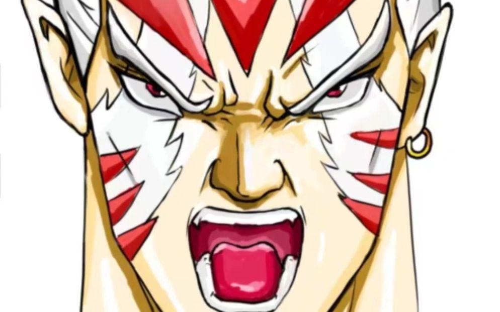 平板手绘 海虎 白次男帝王