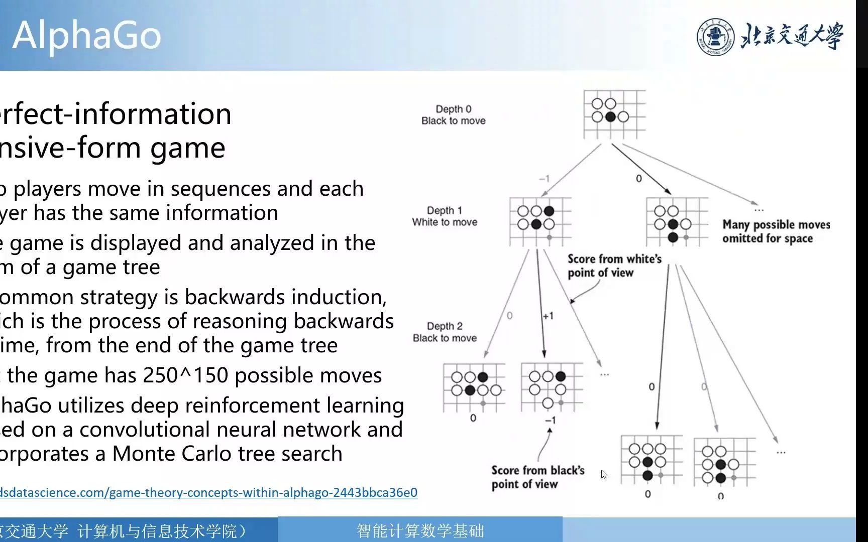 智能计算数学基础—博弈论【02】 北京交通大学2021研究生暑期课程 扩展型博弈 博弈树 子博弈精炼均衡 逆向归纳法哔哩哔哩bilibili