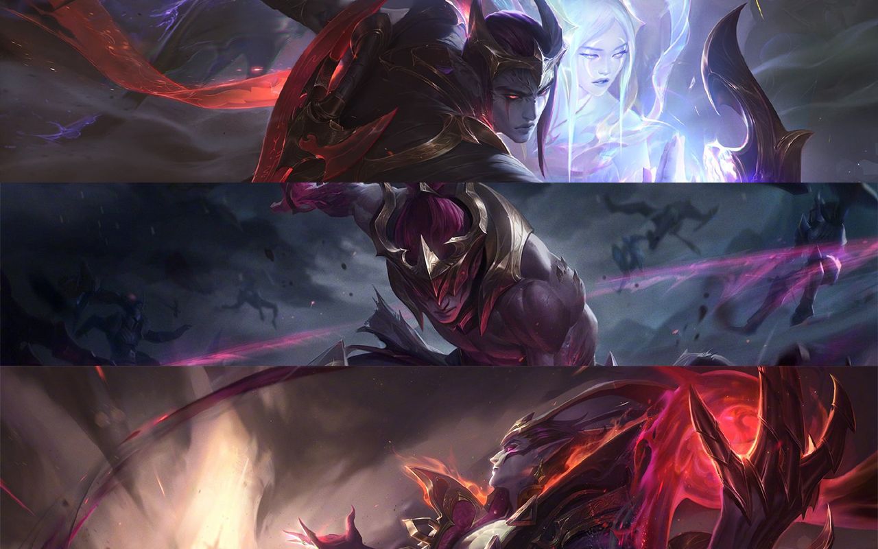 【黑夜使者系列皮肤预览】索拉卡,吸血鬼,盲僧