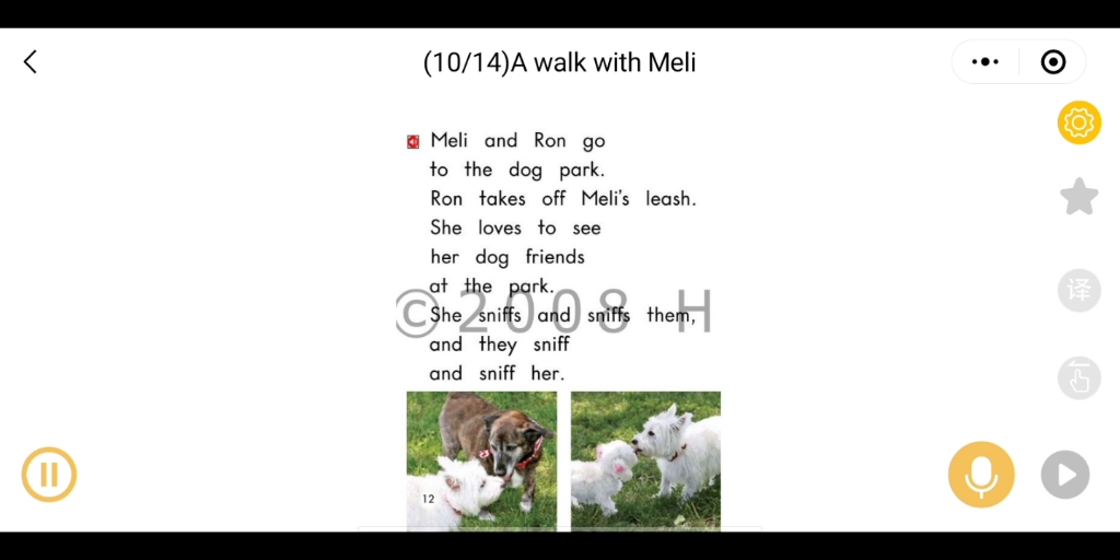 [图]海尼曼G1——A walk with Meli,Meli on the tree——儿童英语启蒙分级阅读绘本，亲子阅读