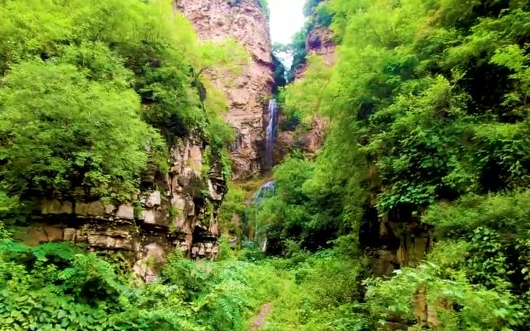 今天来到里保定唐县媳妇沟,看瀑布_哔哩哔哩_bilibili