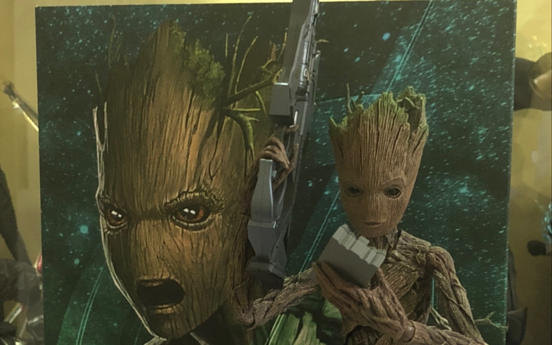 hottoys格鲁特青年版 复联3 人人都爱的小树人 买了至少不后悔 杀手郭