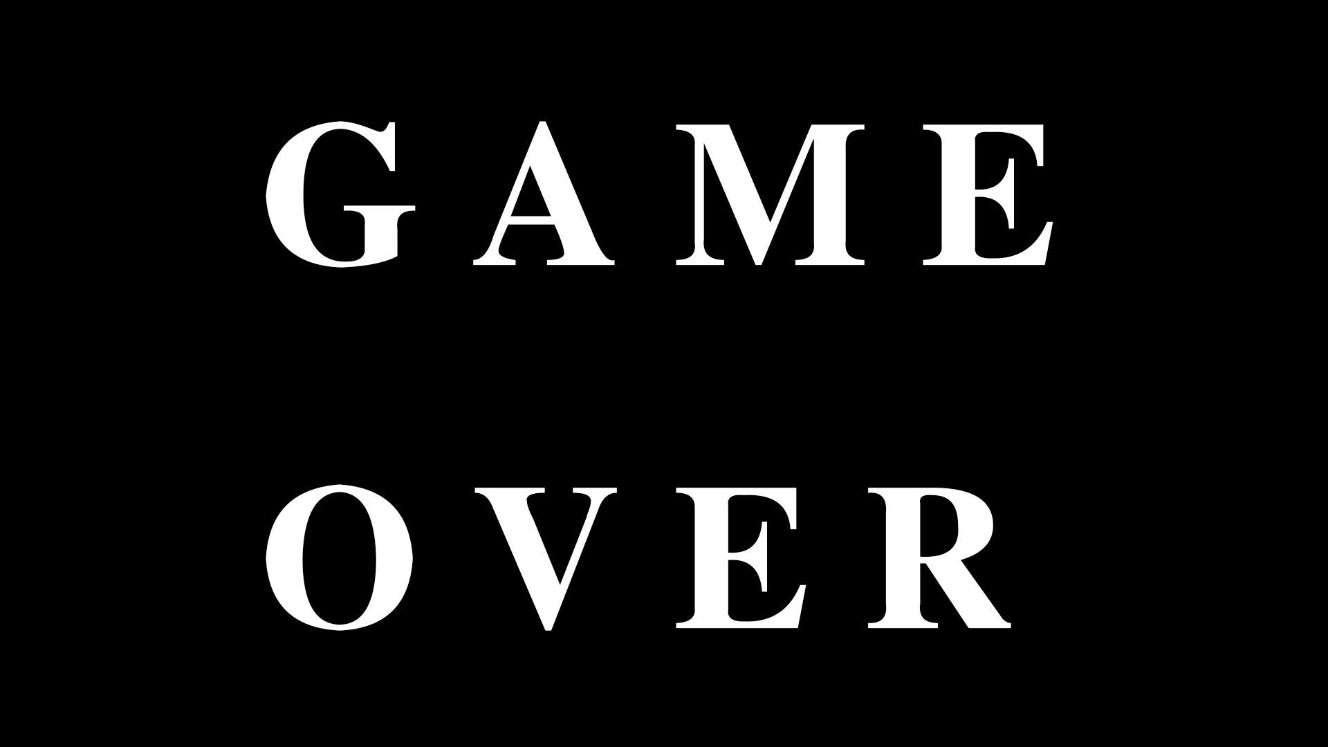 game over