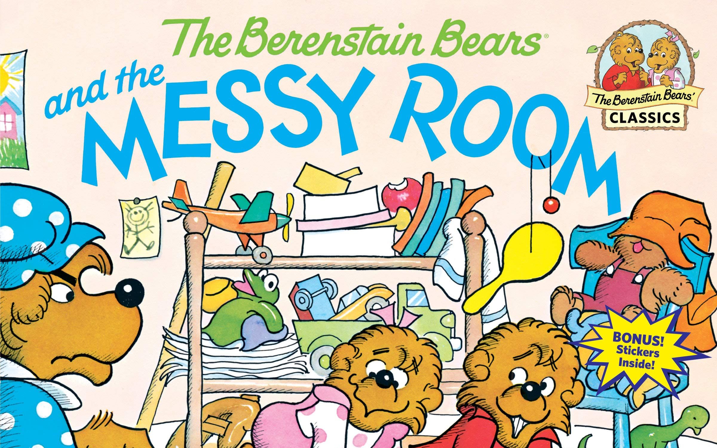 【英语】《贝贝熊和他们乱糟糟的房间 The Berenstain Bears and the Messy Room》儿童英语绘本故事哔哩哔哩bilibili