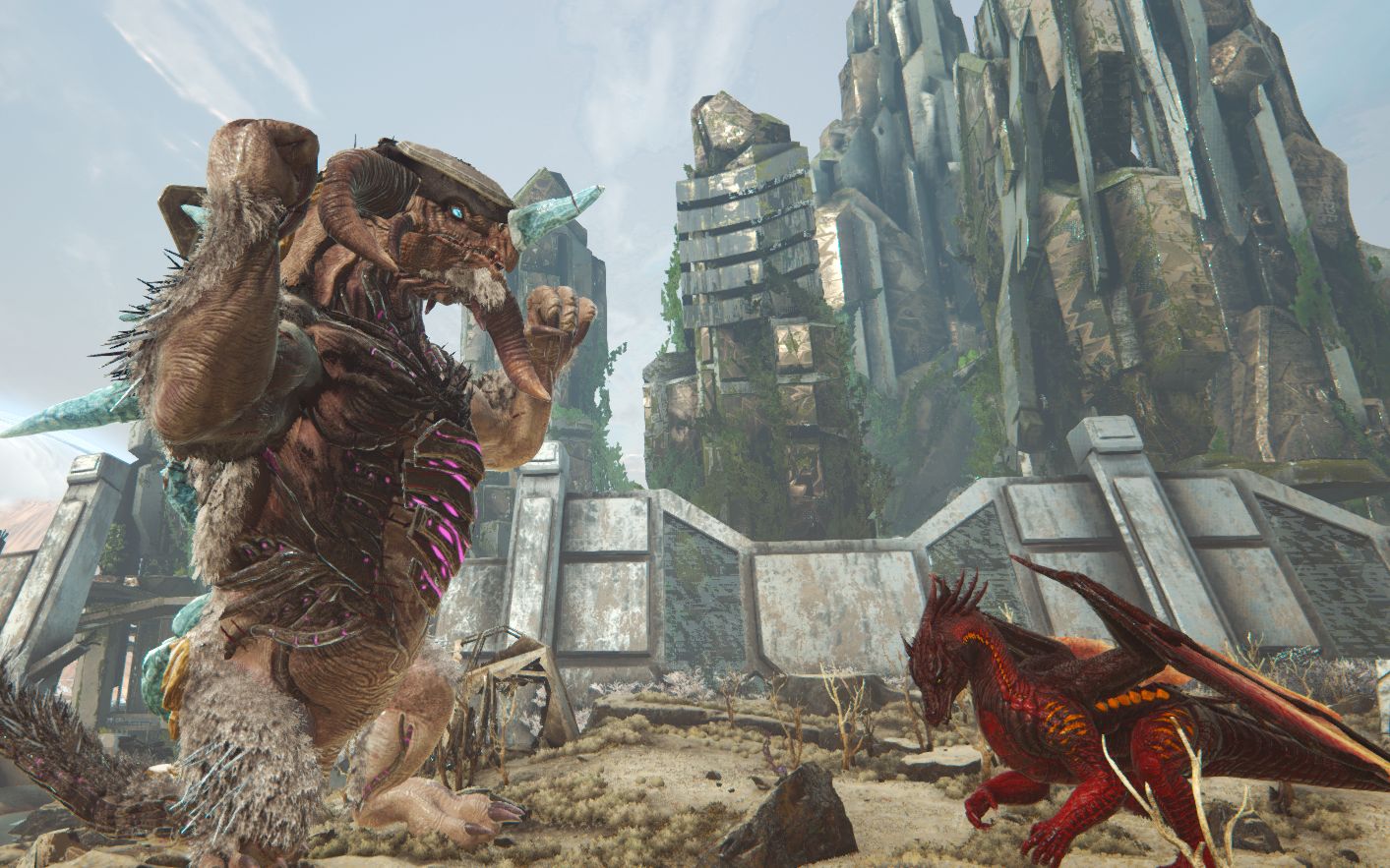 单守紫色空投的冰原泰坦#方舟灭绝联机p5