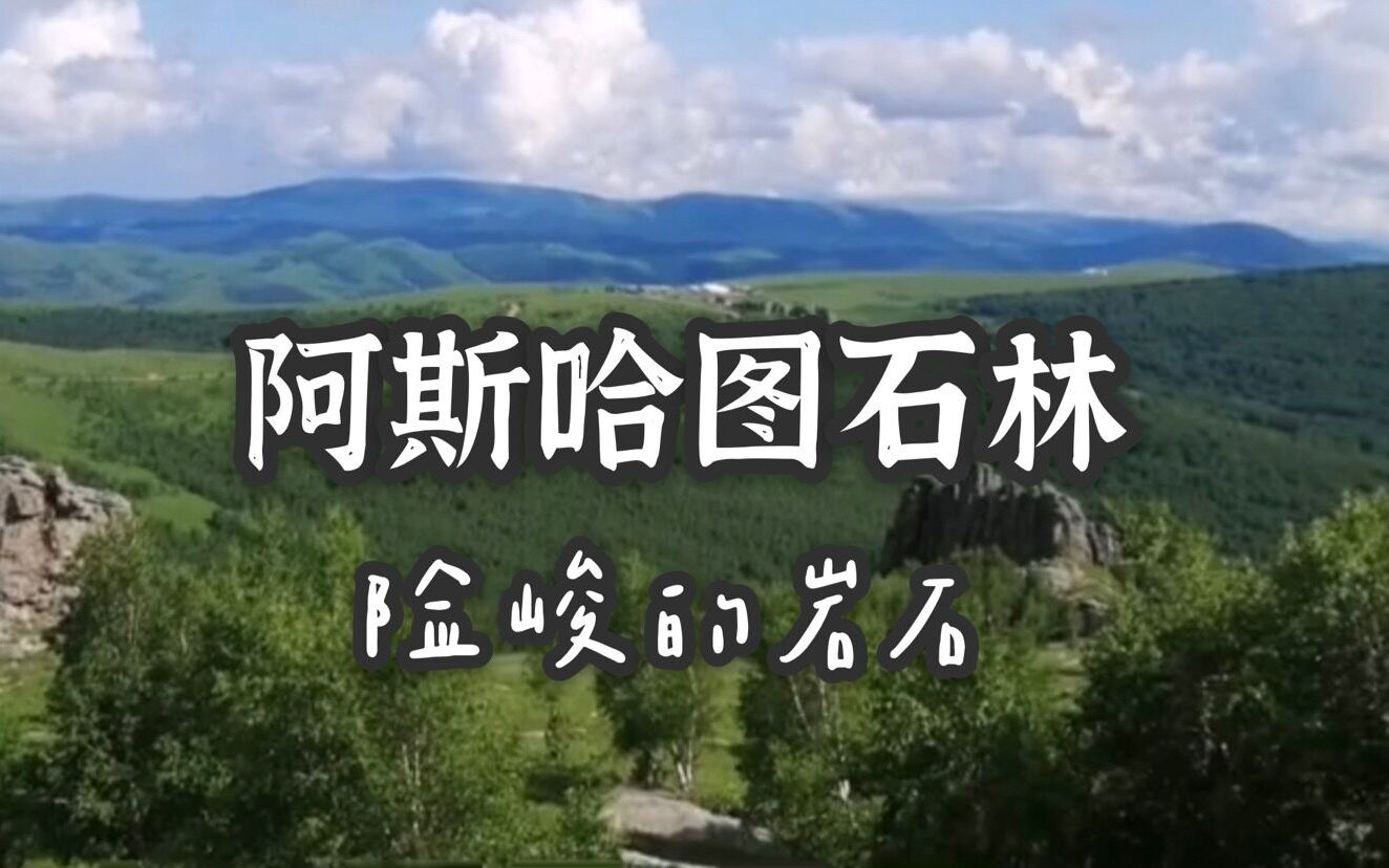 内蒙赤峰阿斯哈图石林,险峻世界地质奇观,壮美罕见的花岗岩石林哔哩哔哩bilibili