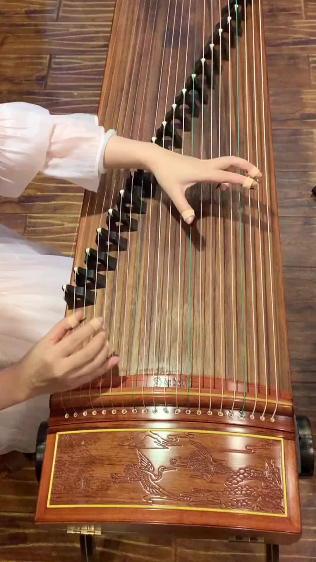 月牙演奏筝06山水知音古筝流行歌曲古筝弘扬国乐古筝入门民族乐