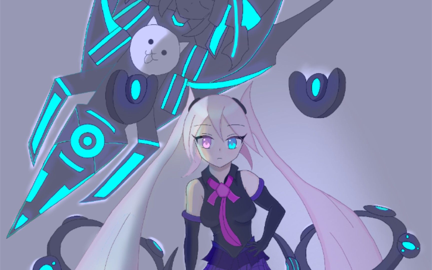 猫咪大战争烂画过程:来自冥界的卡莉法