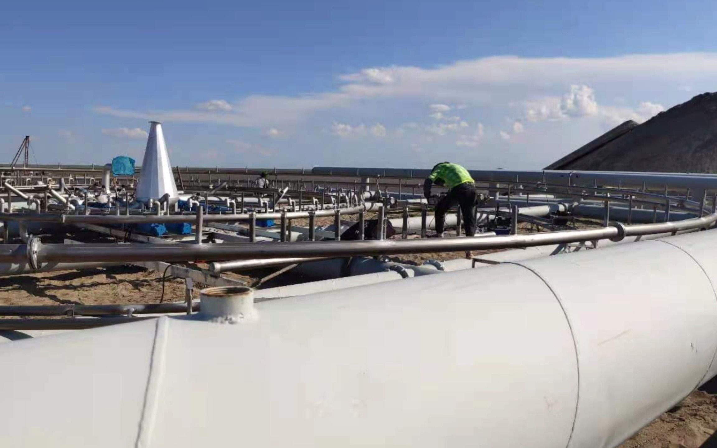 音乐喷泉公司喷泉安装施工过程