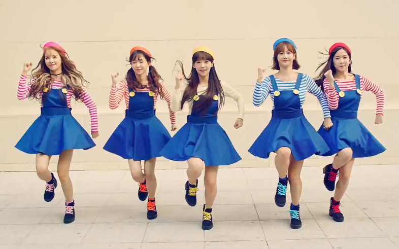 dancingallnightcrayonpop蜡笔团实力卖萌神曲