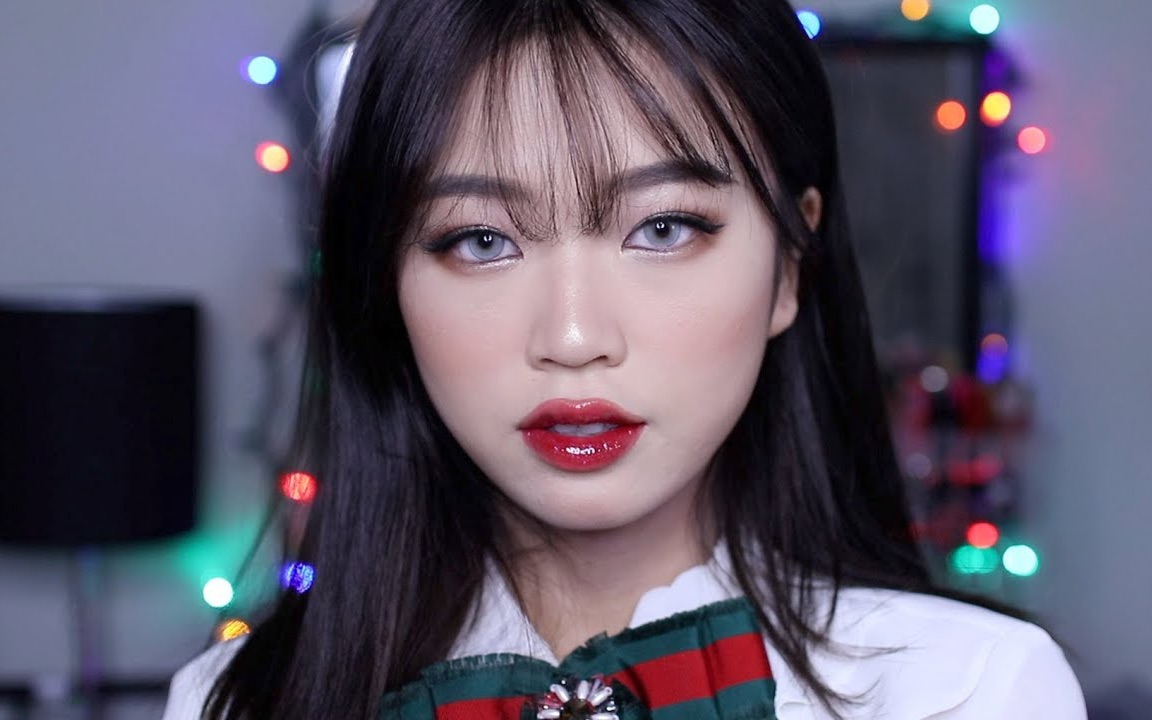 韩国美妆最后的耶诞节冷调魅惑妆容79sunnydays