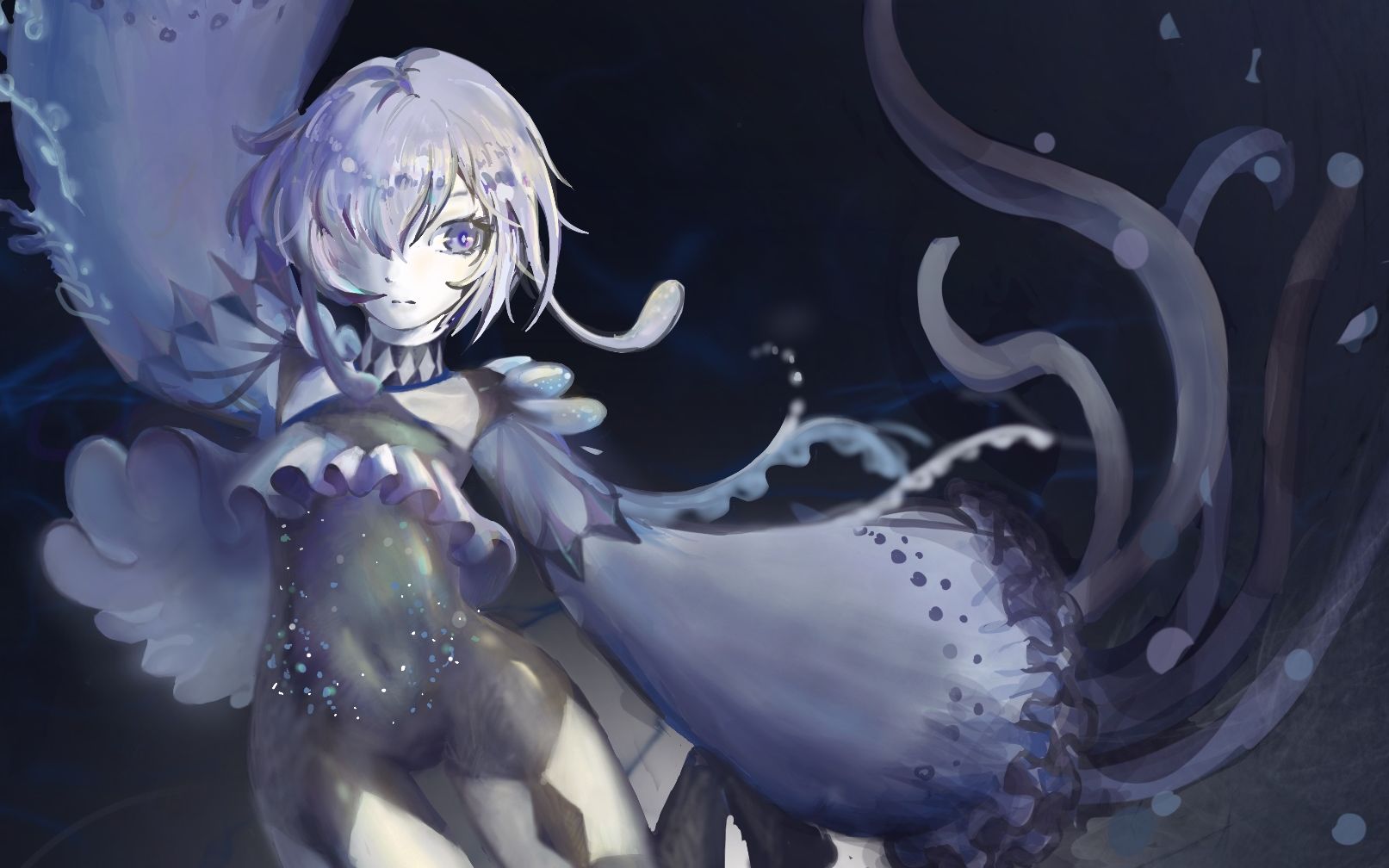 【procreate绘画过程】水母人设