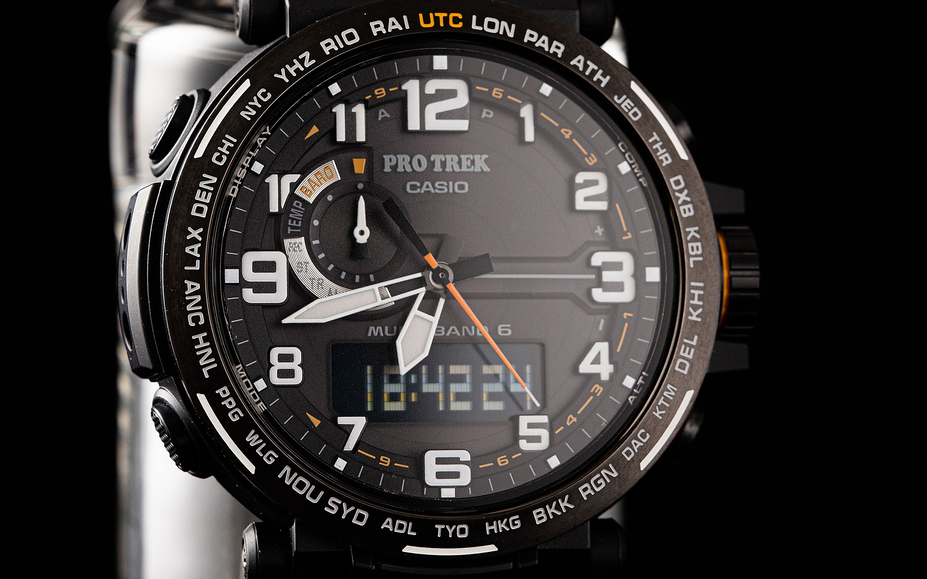 卡西欧登山表prw-6600