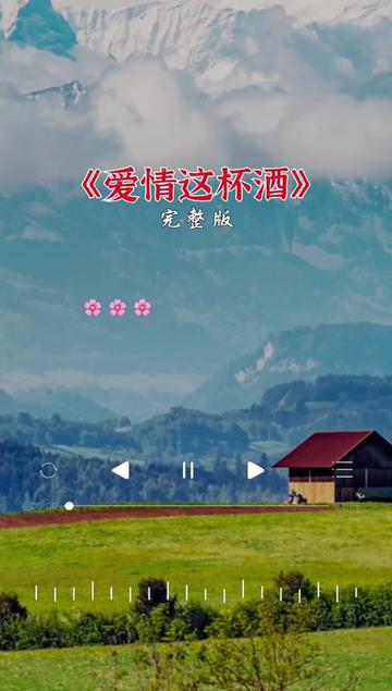 爱情这杯酒#完整版 #伤感音乐